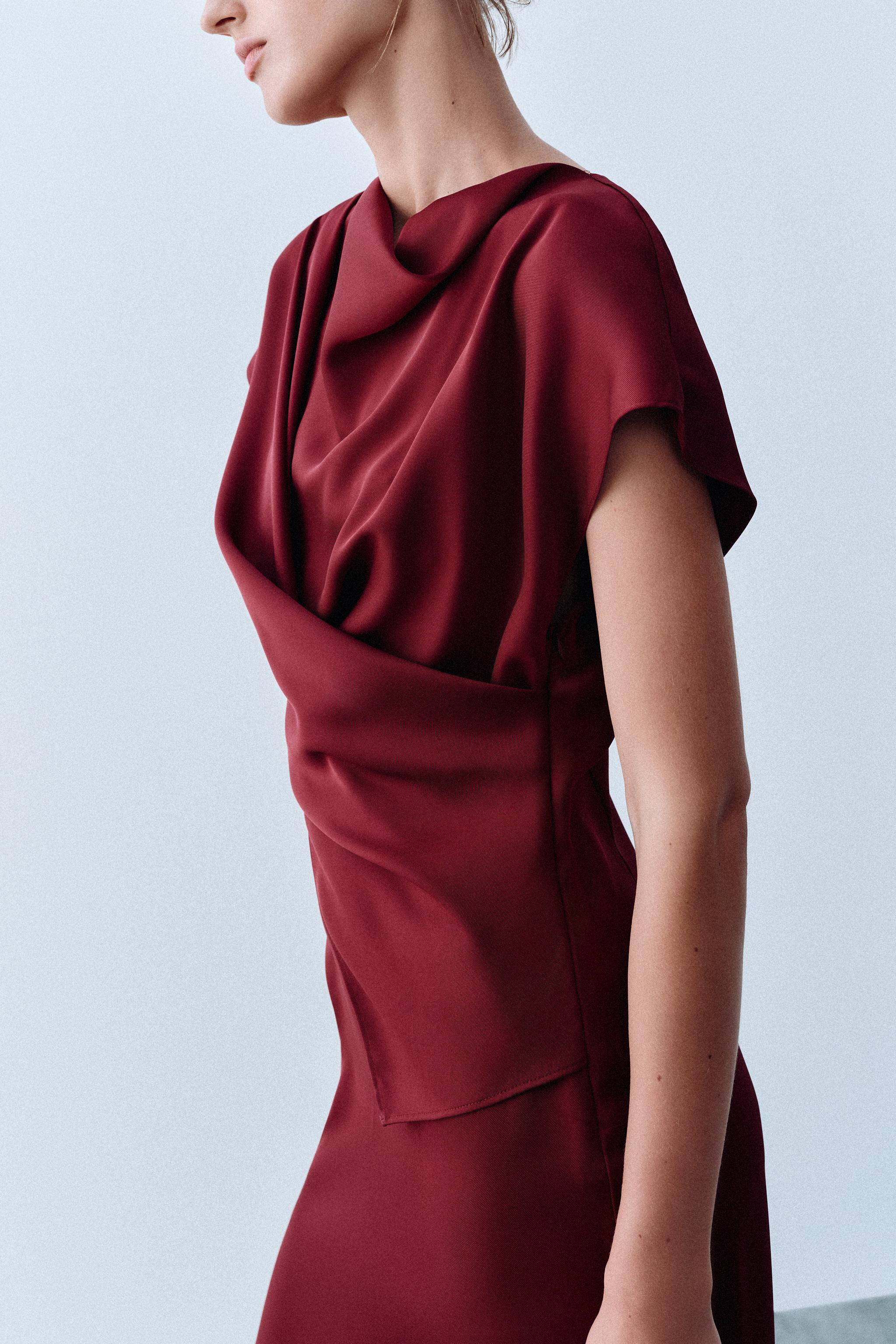 ROBE DRAPÉE MIDI