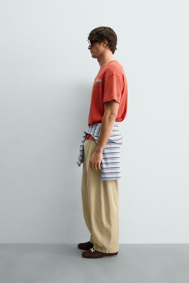 WASHED IPANEMA T-SHIRT - Orange by Zara - Image 3