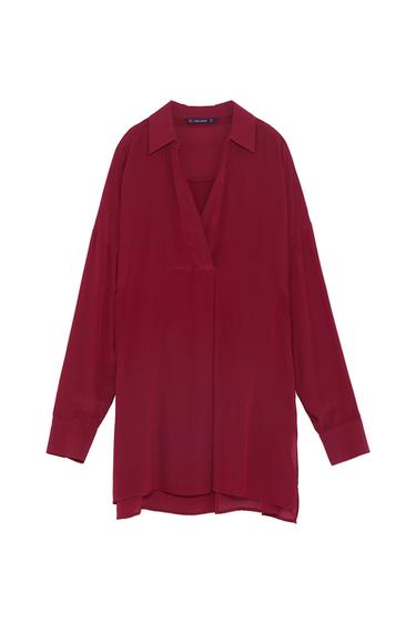OVERSIZE SILK BLOUSE