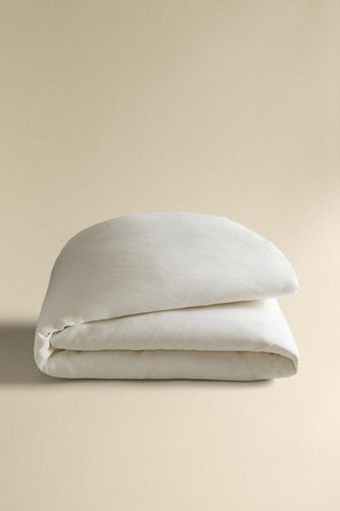 HOUSSE DE COUETTE LIN LAVÉ - Écru de Zara - Image 4
