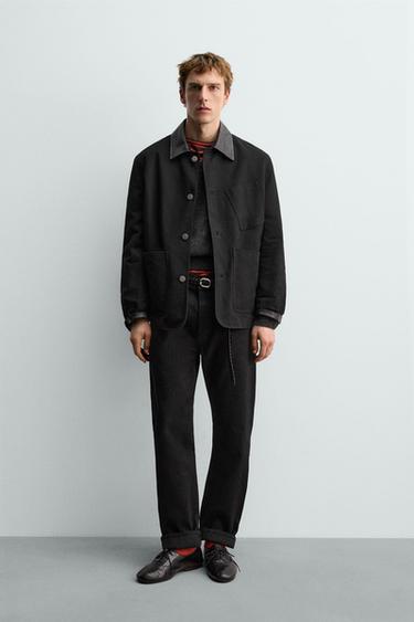 JEANS STRAIGHT FIT BOOTCUT AARON LEVINE X ZARA - Carbón de Zara