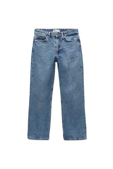 MID RISE ANKLE FLARE JEANS