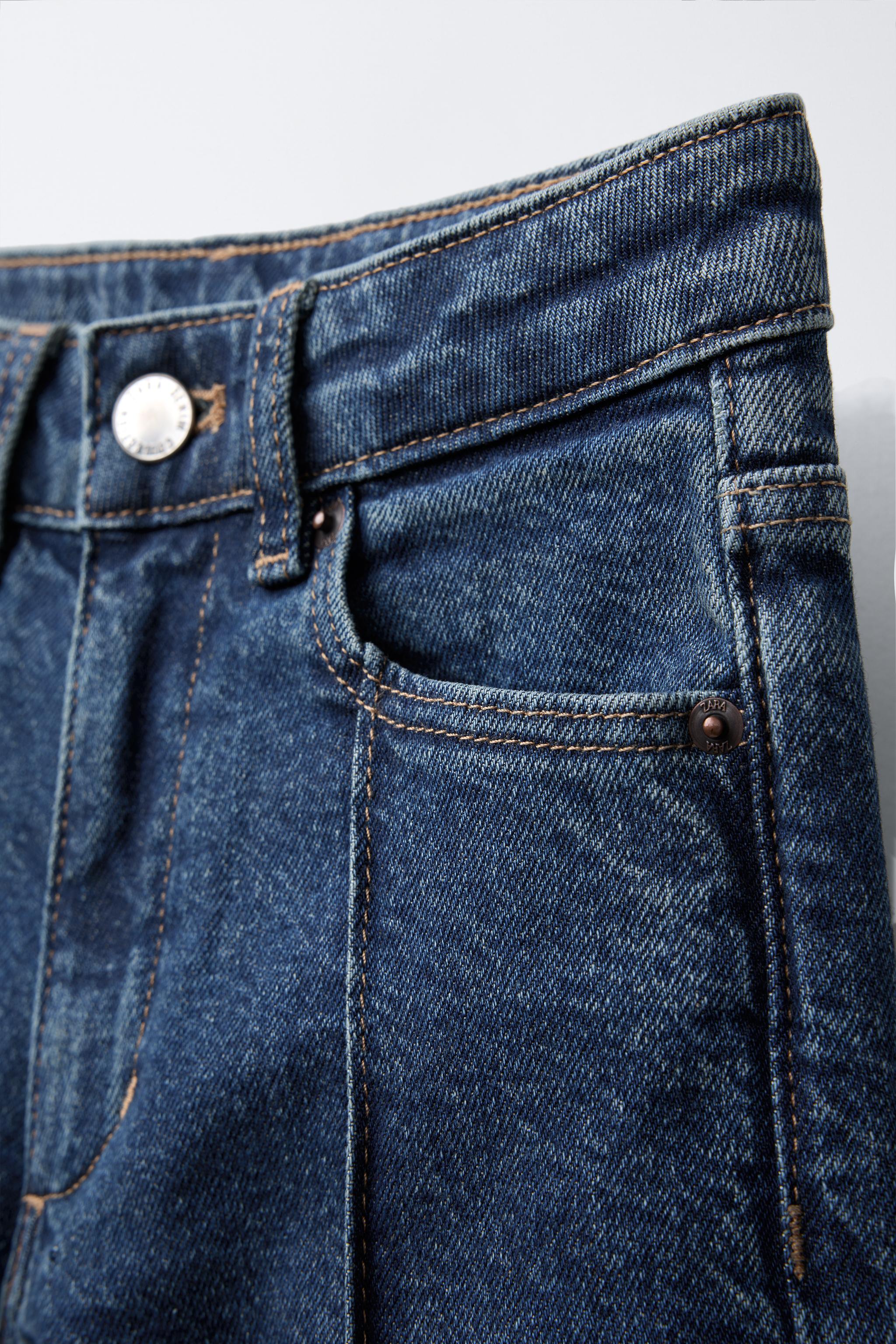 JEAN WIDE LEG NERVURÉ