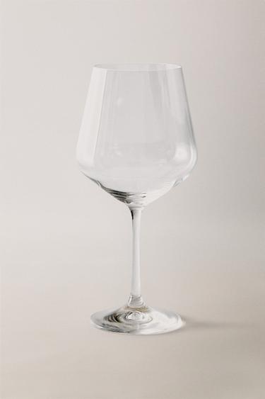 Zaras STORT GLAS I BOHEMIA CRYSTAL - Genomskinlig