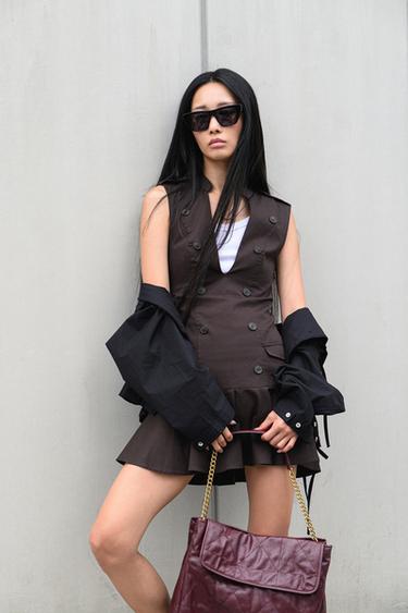 Zara 貓眼太陽眼鏡 - 黑色 - 圖片 0
