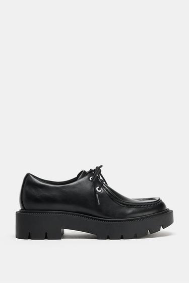 ZAPATO CORDONES - Negro de Zara - Imagen 0