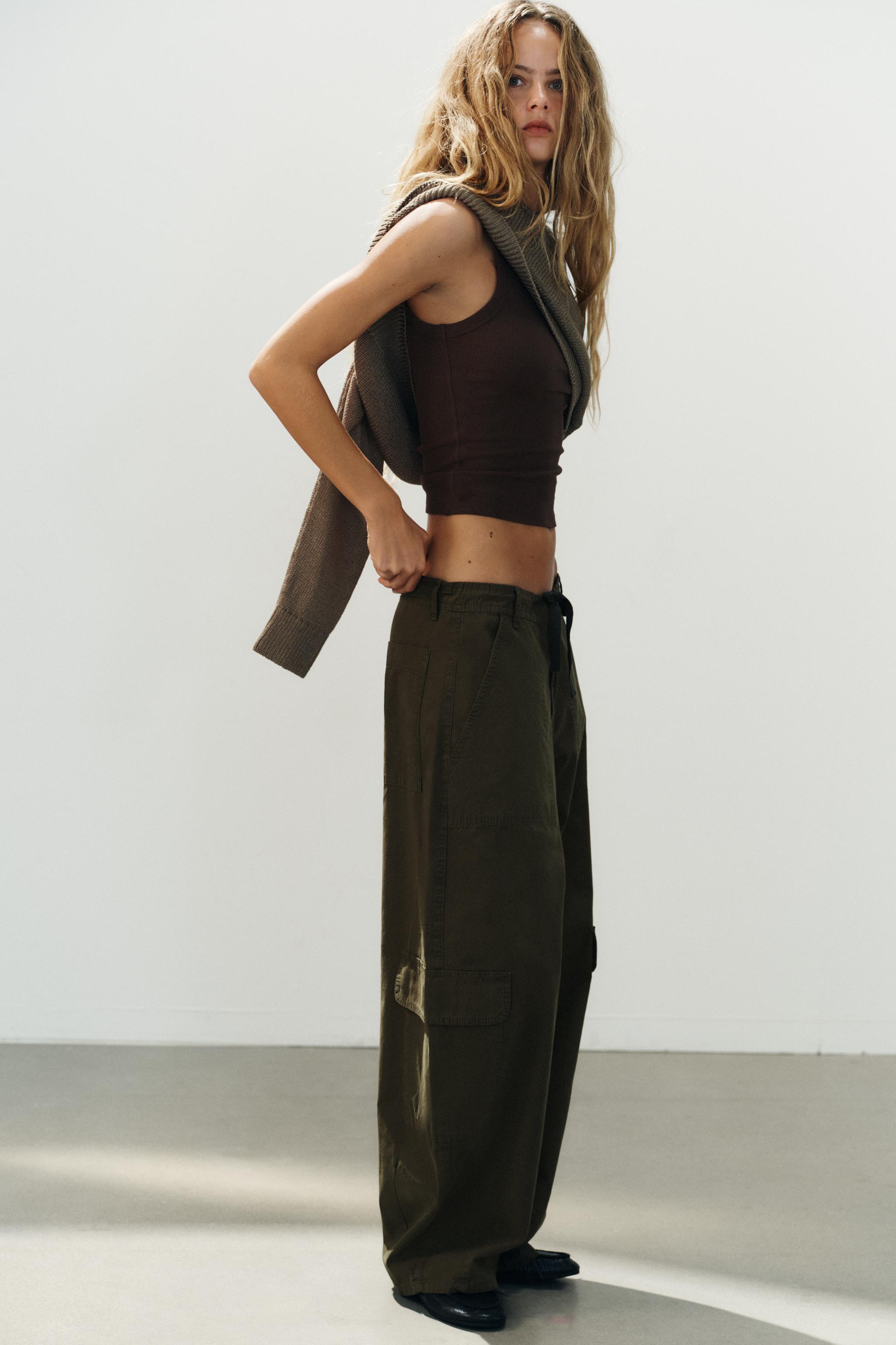 PRINTED OVERSIZED CARGO PANTS