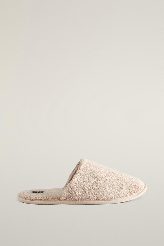 BATHROOM TOWEL SLIPPERS - Beige by Zara - Image 0