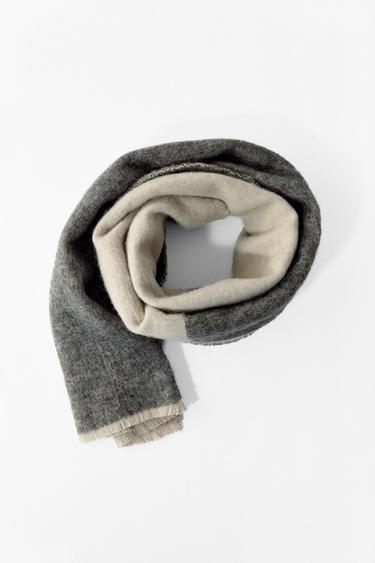 JACQUARD SCARF - Ecru by Zara
