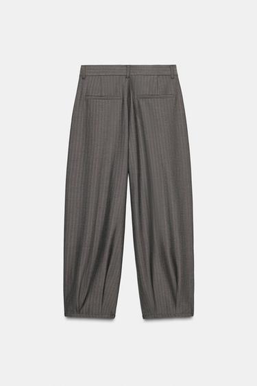 DARTED TROUSERS - mid khaki by Zara - Image 7