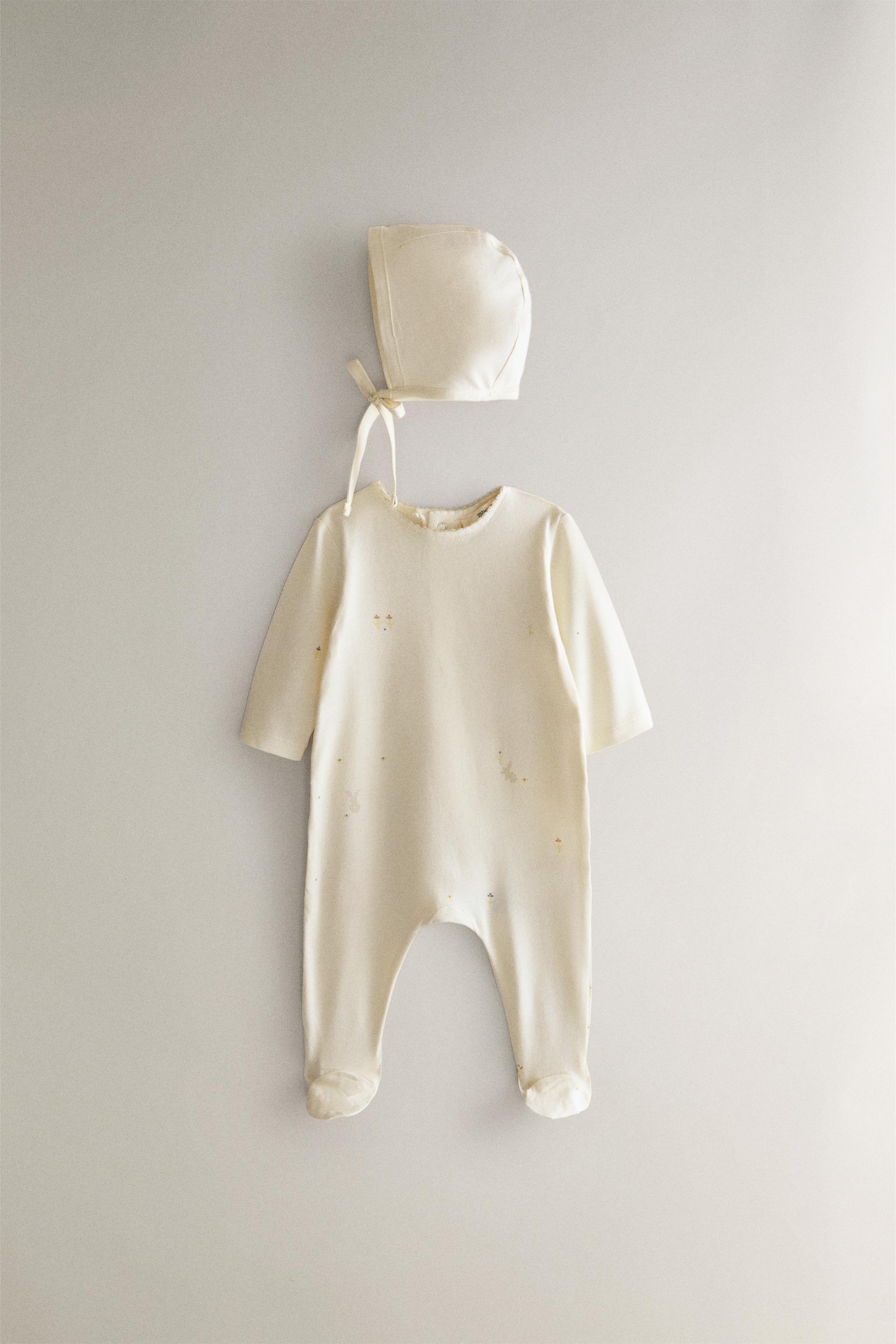 Zara NEWBORN RABBITS AND FLOWERS SET