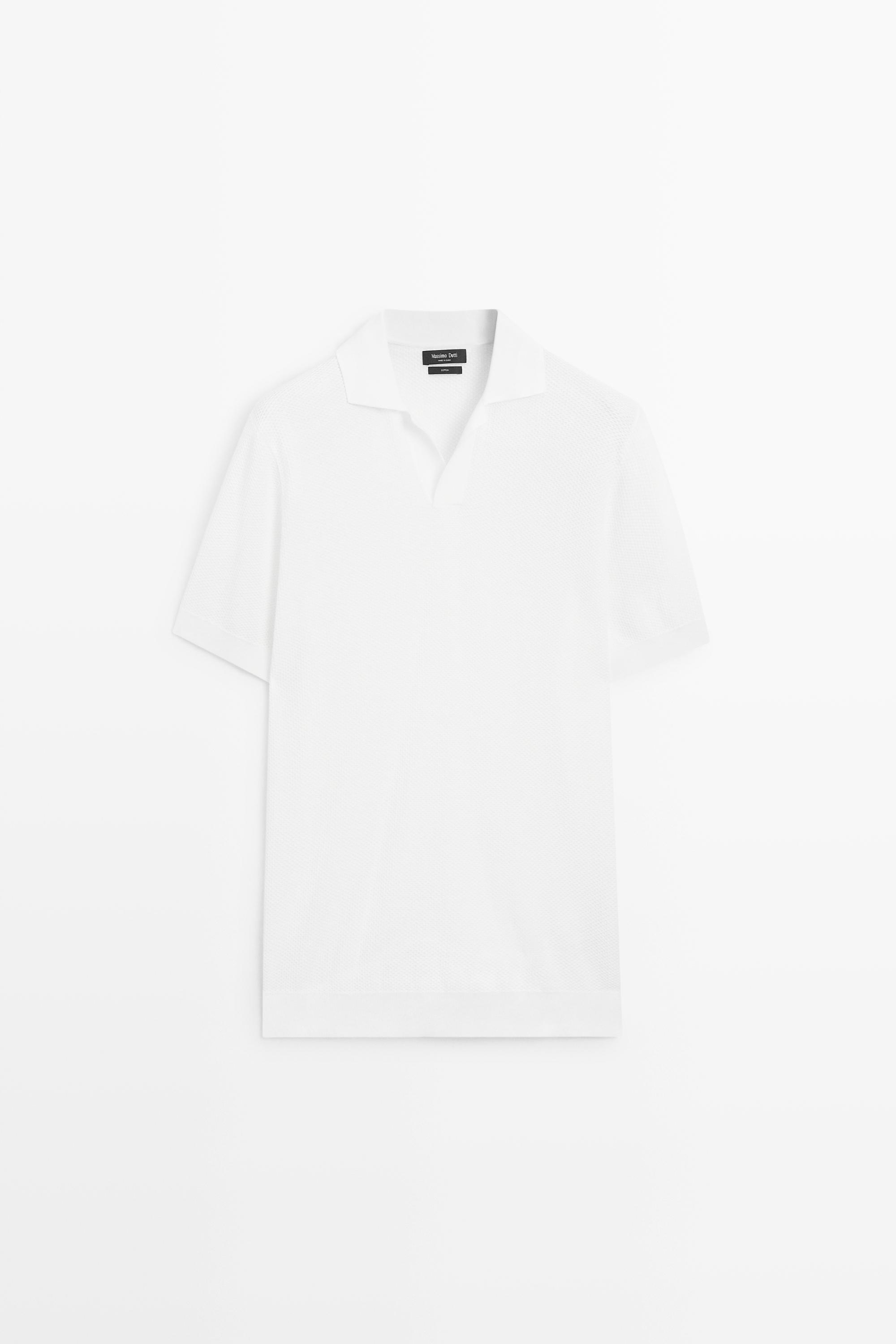 Polo en maille 100 % coton