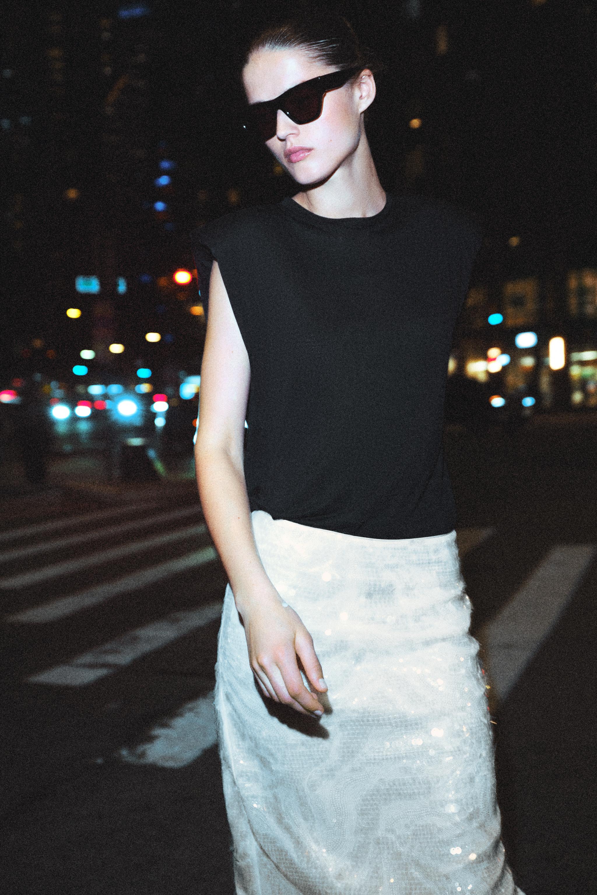 ZW COLLECTION SEQUIN MIDI SKIRT