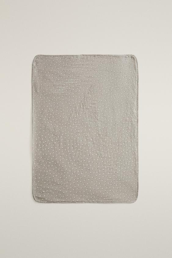 BABY-BAUMWOLLEDECKE KÜKEN - Grau von Zara - Bild 0