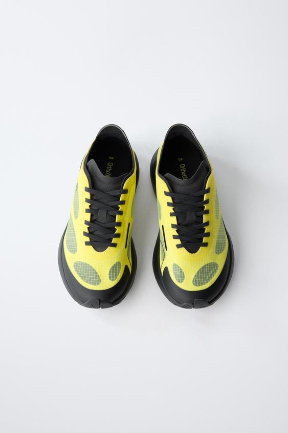 BASKET CONTRASTE - Jaune de Zara - Image 4