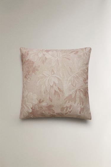 HOUSSE DE COUSSIN CHENILLE - Rose clair de Zara - Image 2