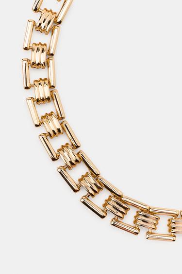 COLLIER À MAILLONS MÉTALLIQUES - Doré de Zara - Image 2