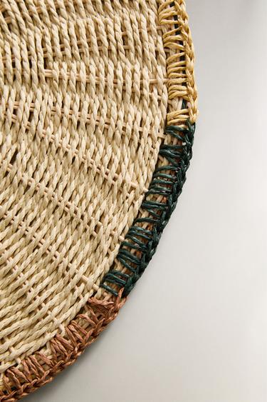 WOVEN RATTAN PLACEMAT - Light beige by Zara - Image 2