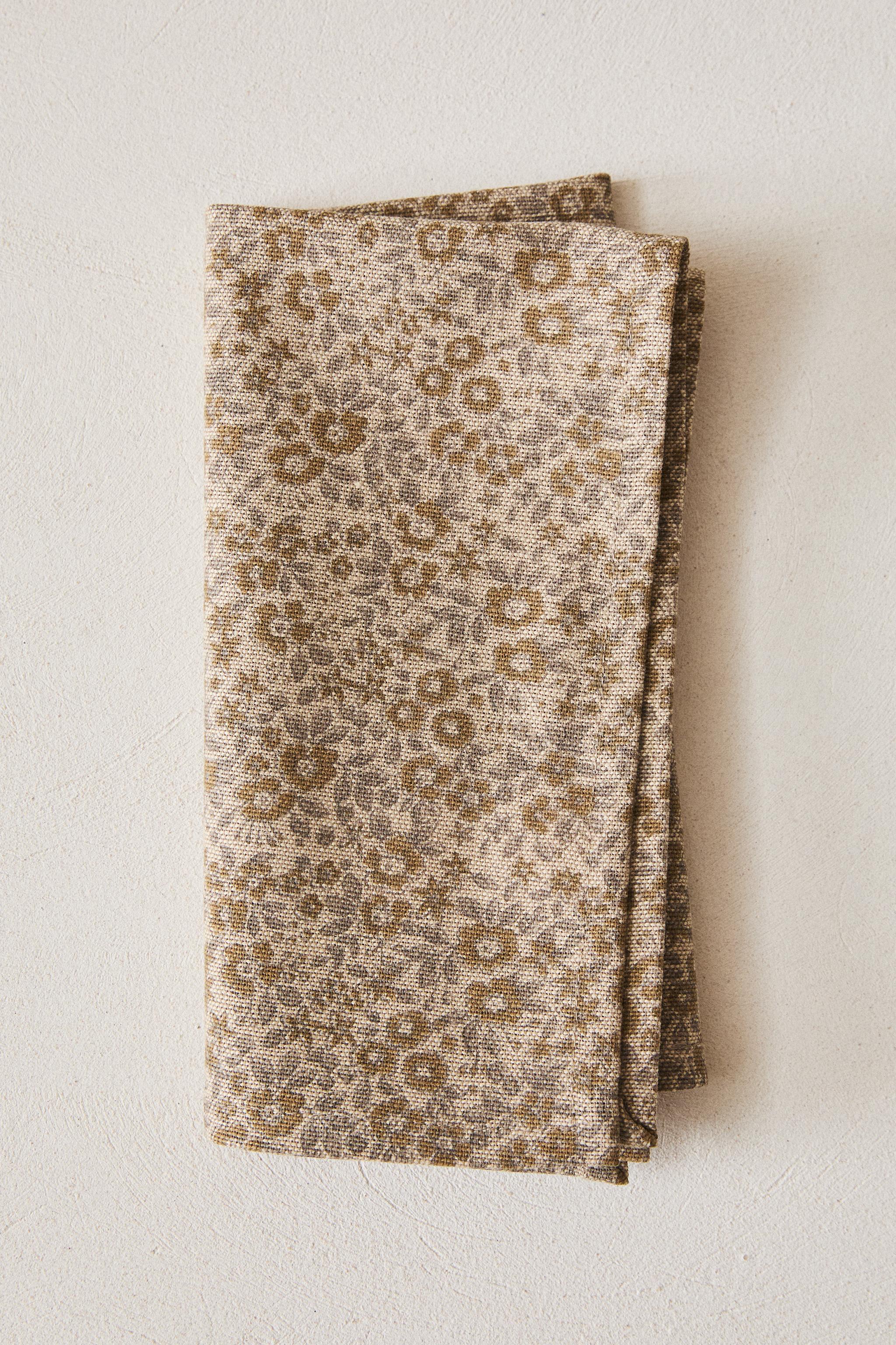 MINI FLORAL PRINT NAPKIN (SET OF 2)