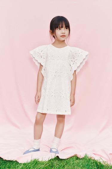 EMBROIDERED DRESS - White by Zara
