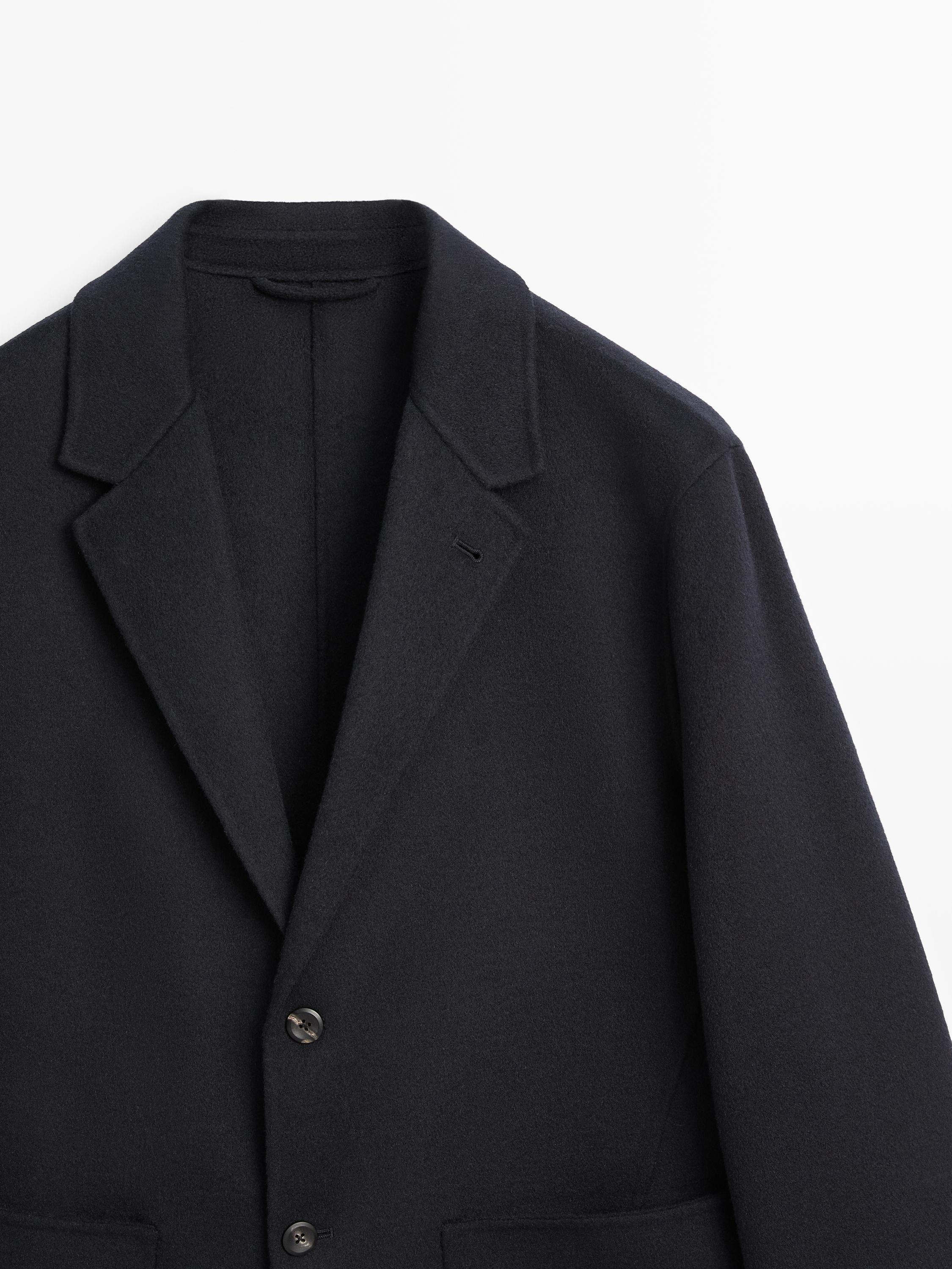 Wool blend blazer