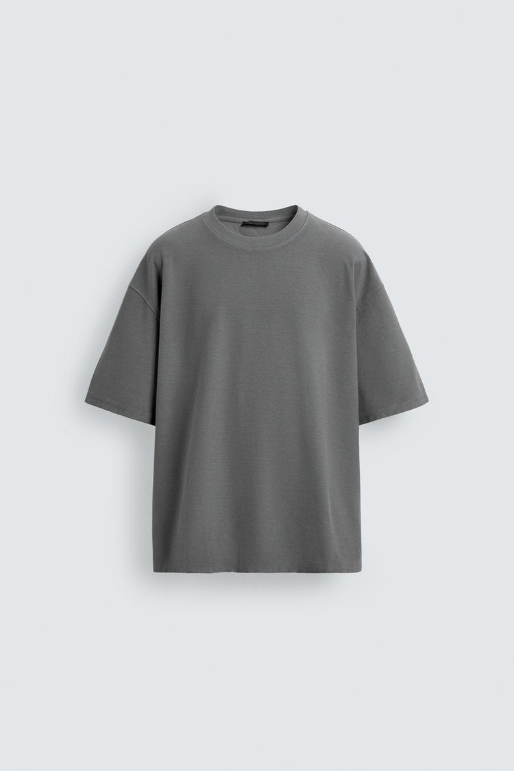 ZARA BASIC BOXY FIT T-SHIRT