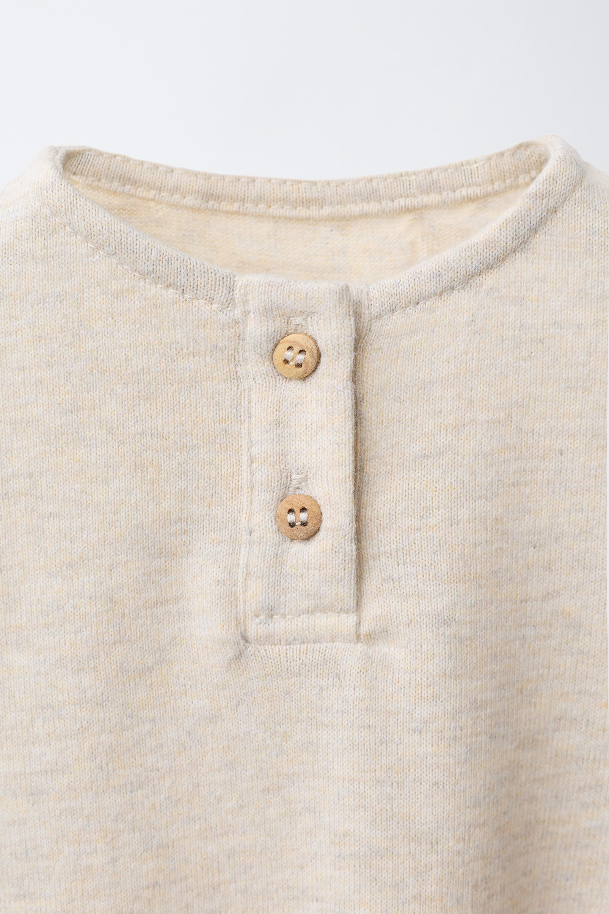 HENLEY NECK BODYSUIT