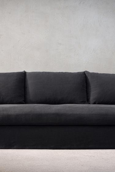 SOFA 01 LINEN COVER — MIDNIGHT BLUE 1