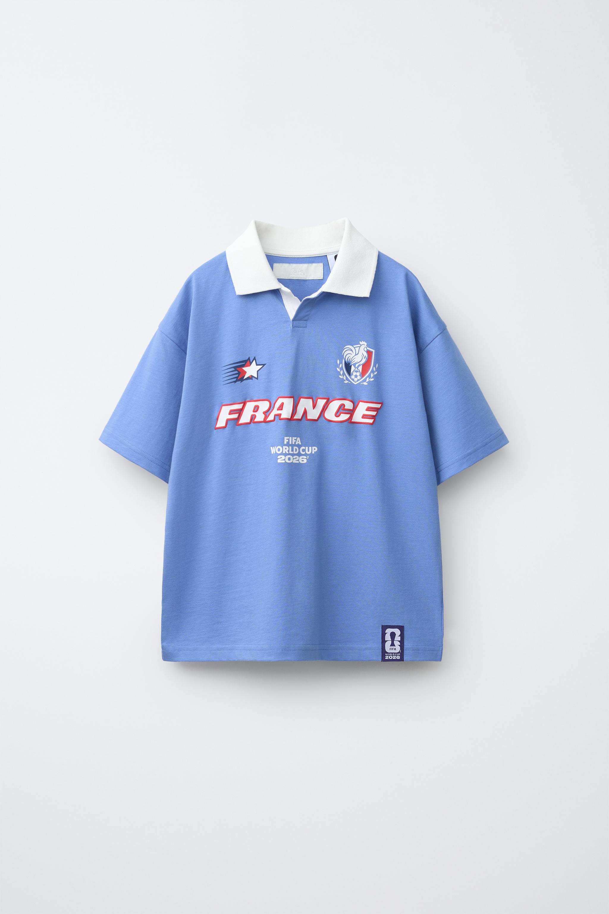 Детские рубашки Zara FRANCE FIFA WORLD CUP ™ 2026 POLO SHIRT — фото 2