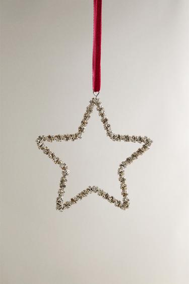 クリスマスツリー スター型 オーナメントシルバー0Zaraのクリスマスツリー スター型 オーナメント - シルバー - 画像 0