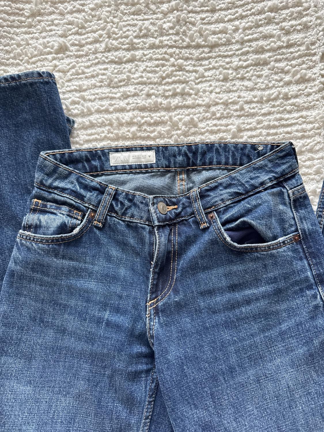 TRF WIDE-LEG LOW-RISE JEANS - Image 3