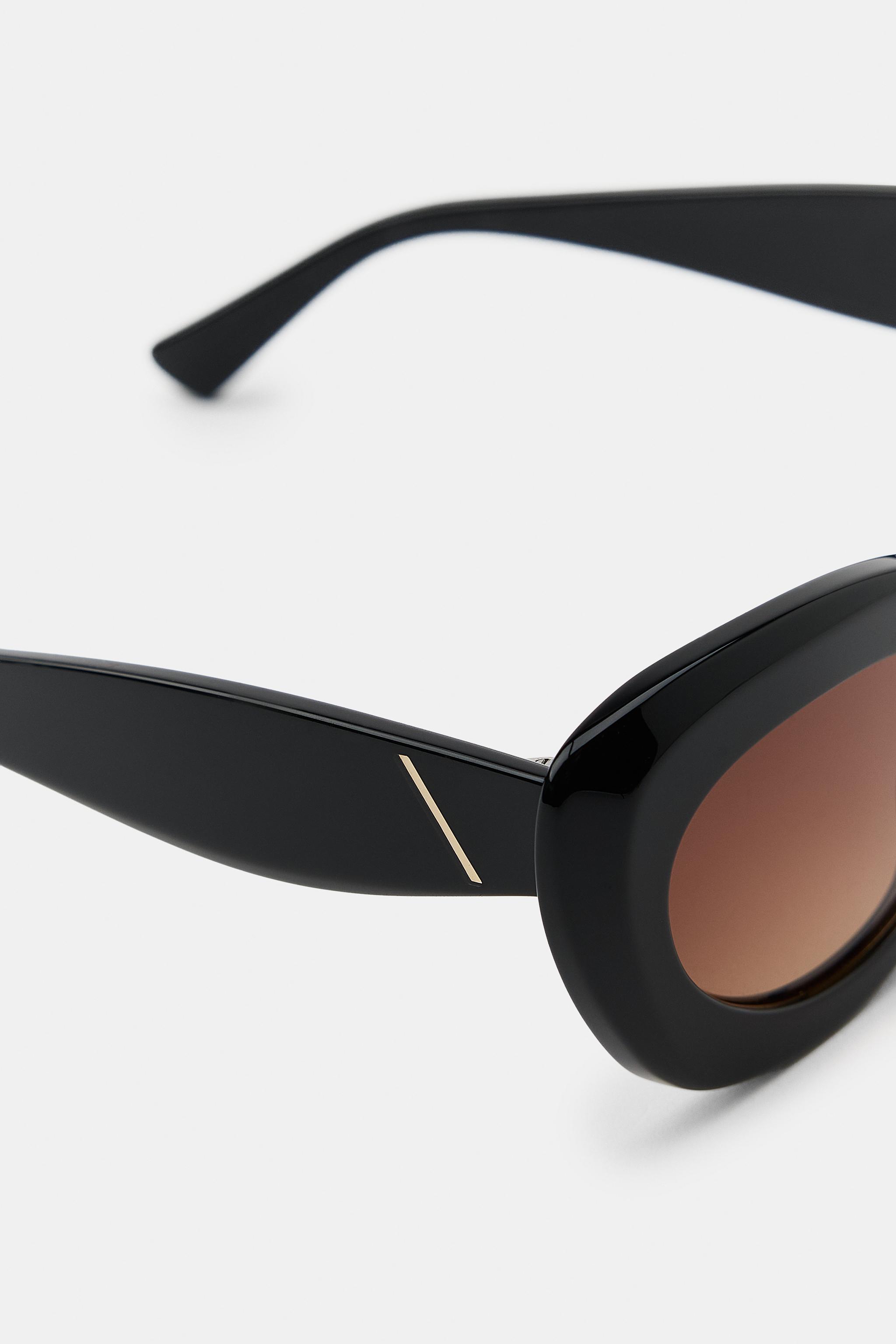 CAT EYE SUNGLASSES - Black | ZARA United States display picture 3