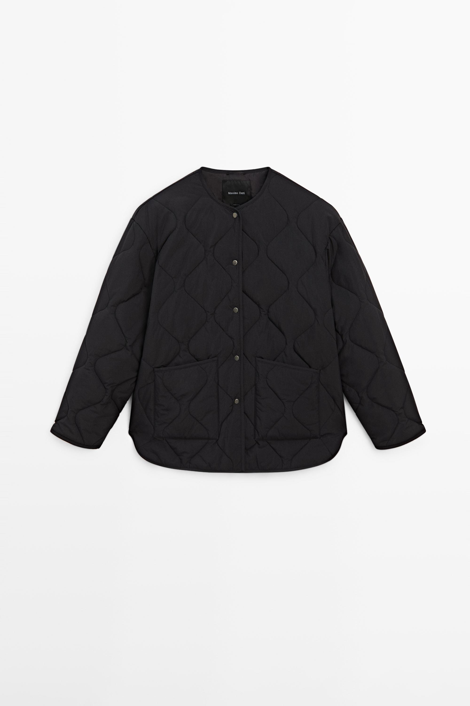 Quilted cape jacket