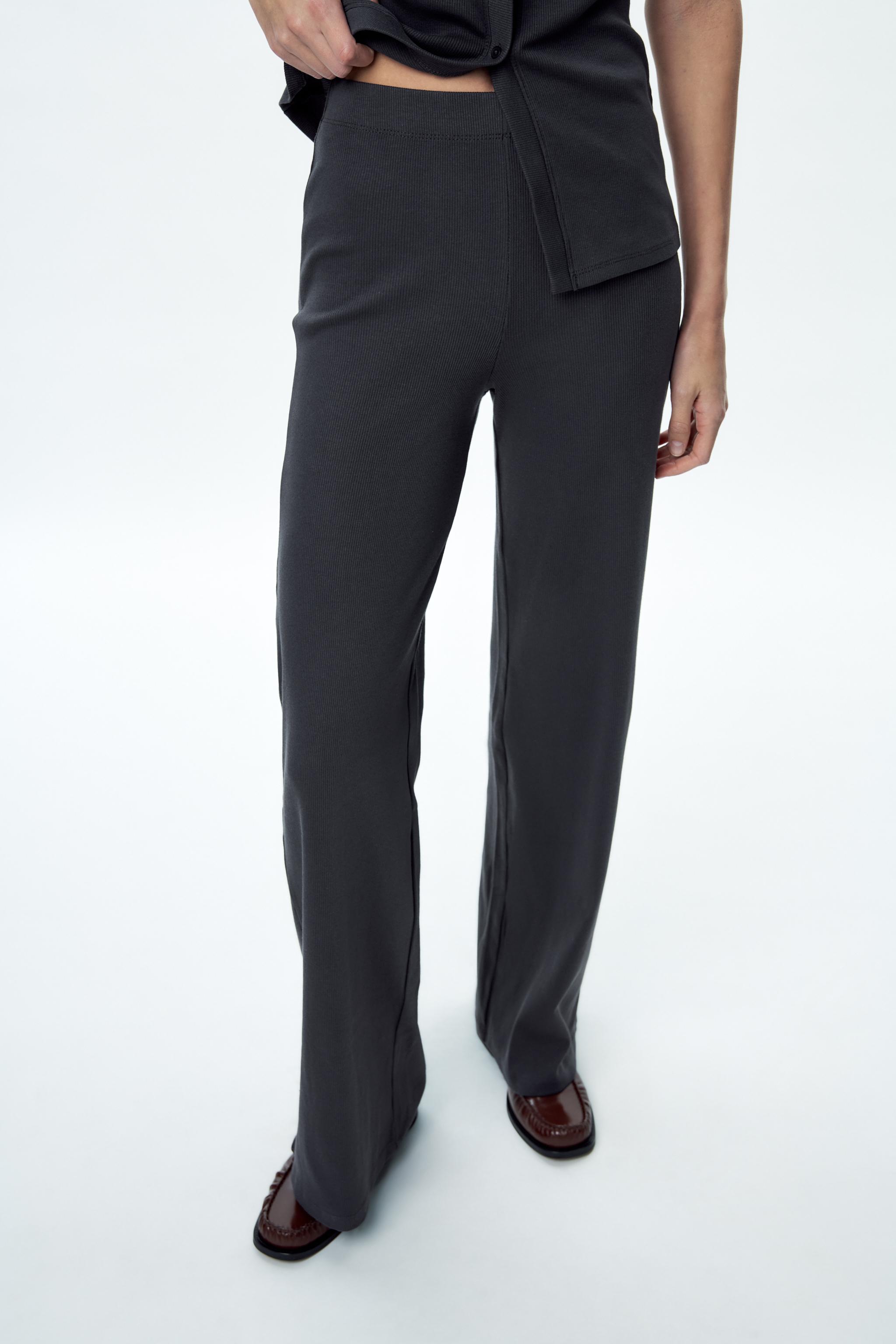 Zara wide shop leg pants australia