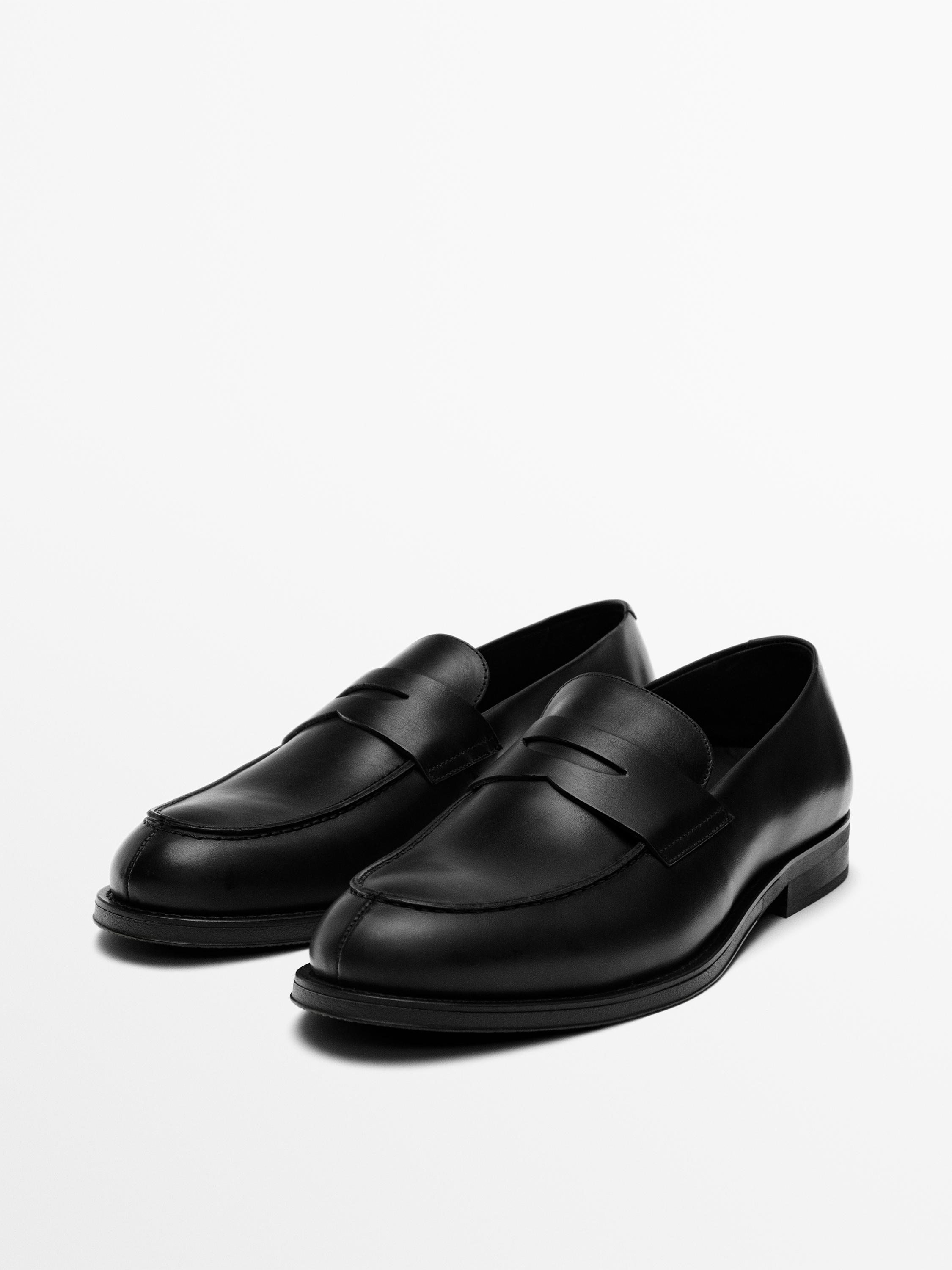 Mocassins habillés en cuir