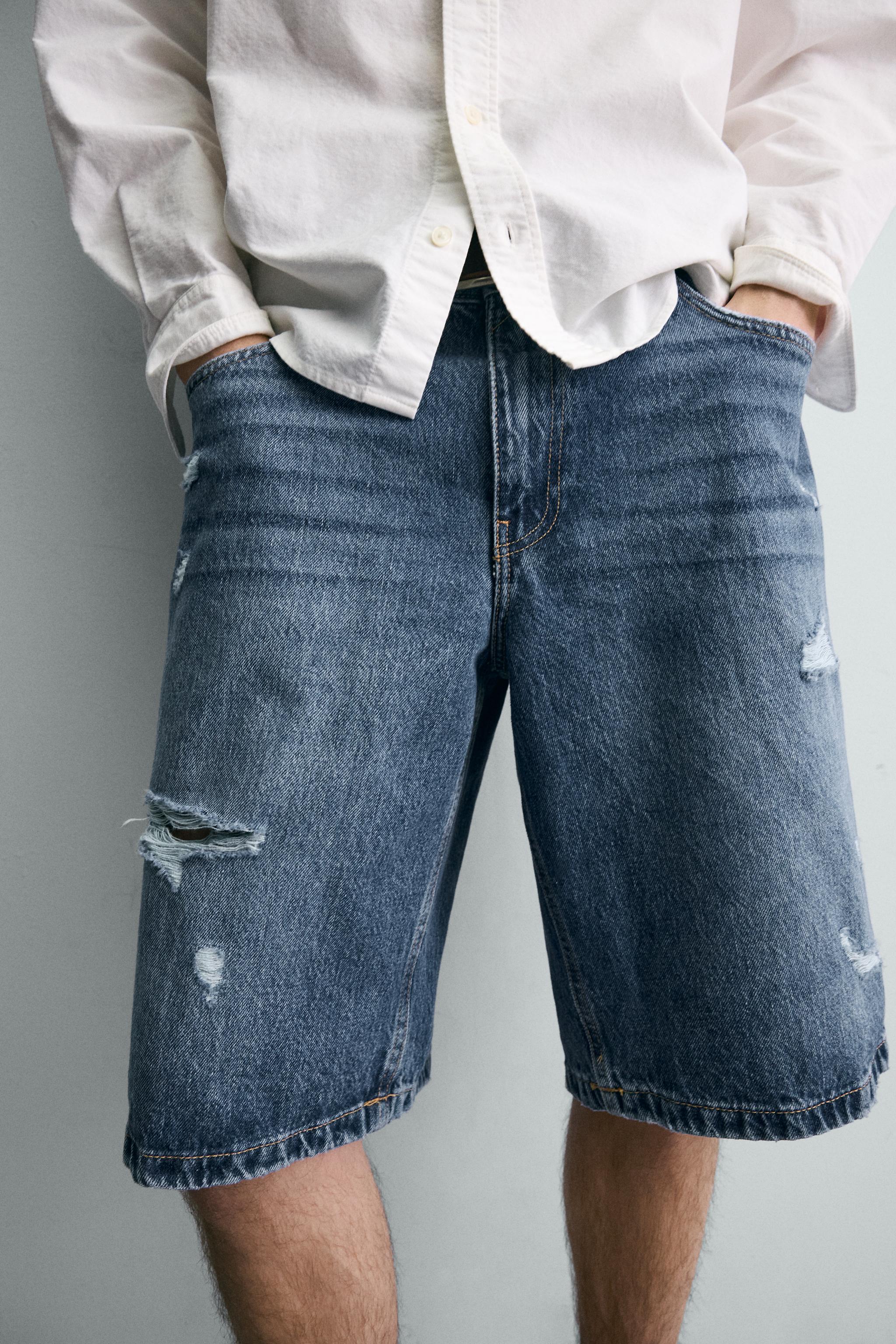 BAGGY FIT DENIM SHORTS