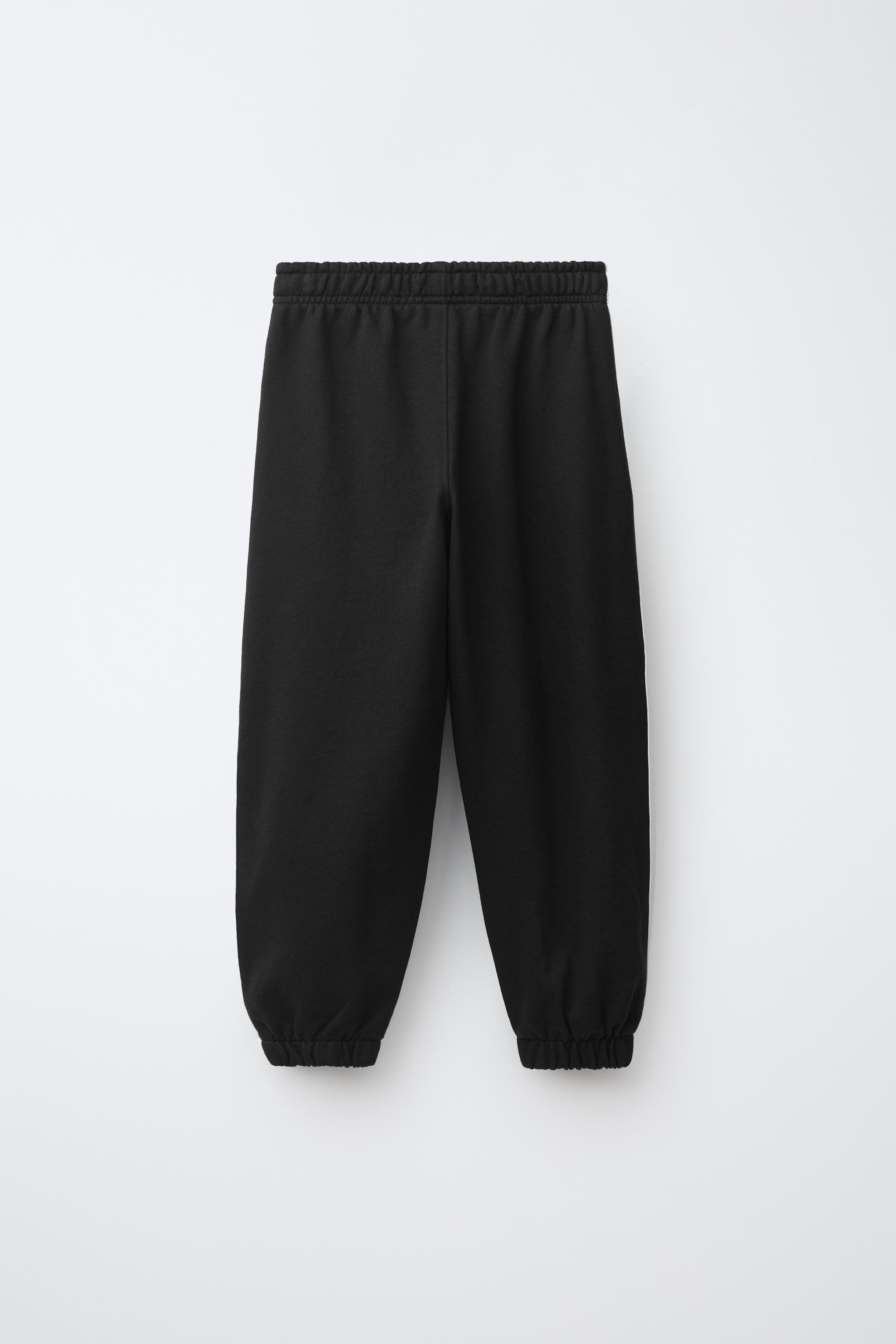 HOODIE AND SIDE-STRIPE JOGGER SET