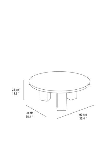 TABLE BASSE PIERRE CALCAIRE LIMITED EDITION - Noir de Zara - Image 6