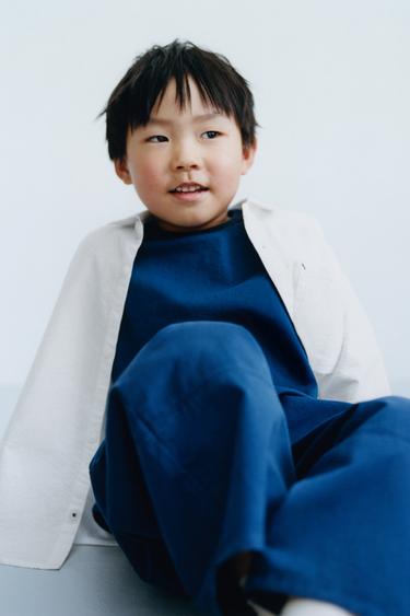 BASIC SEERSUCKER SHIRT - White by Zara - Image 5