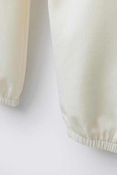 PANTALON DE JOGGING FLUIDE - Écru de Zara - Image 3