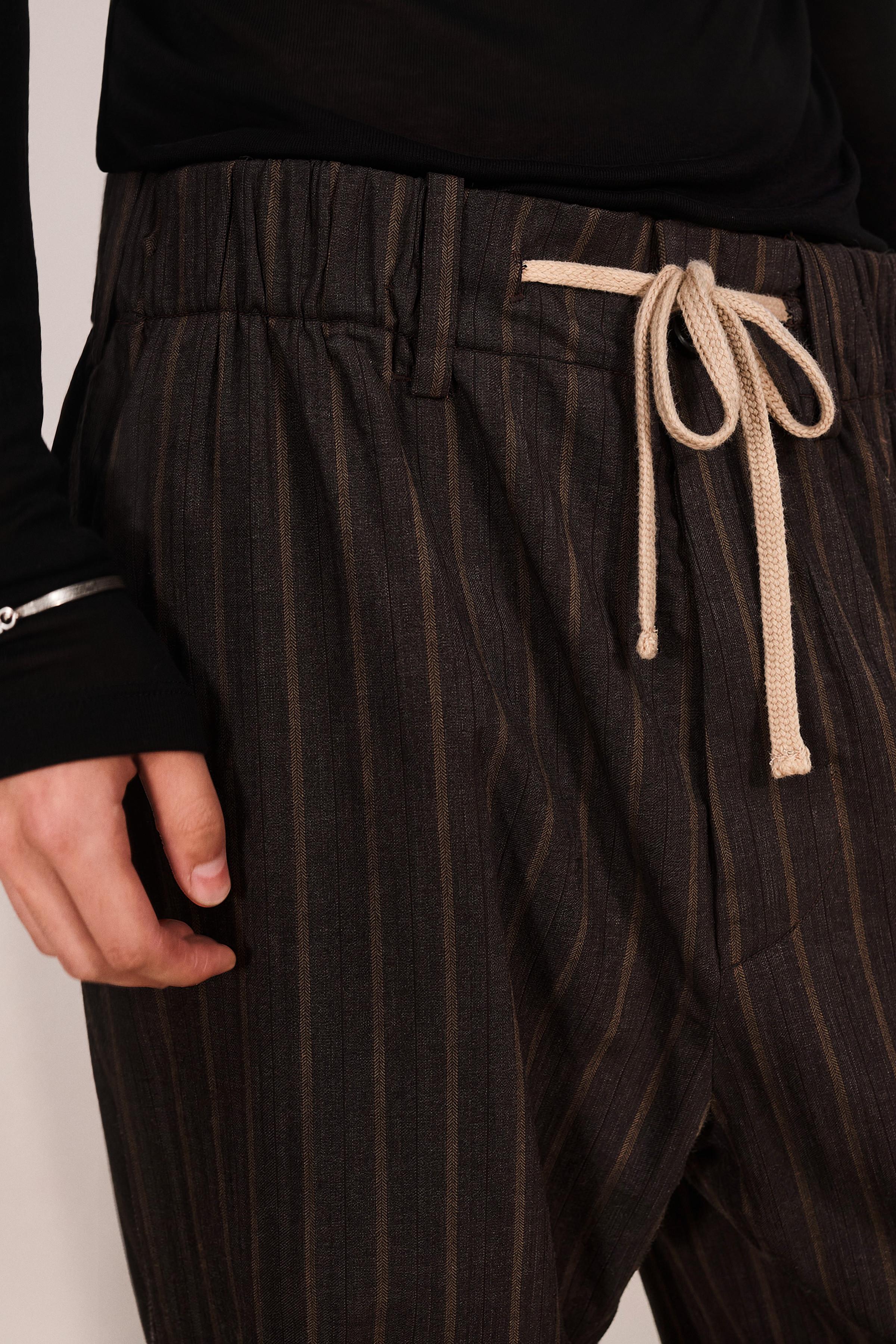 STRIPED RELAXED FIT PANTS