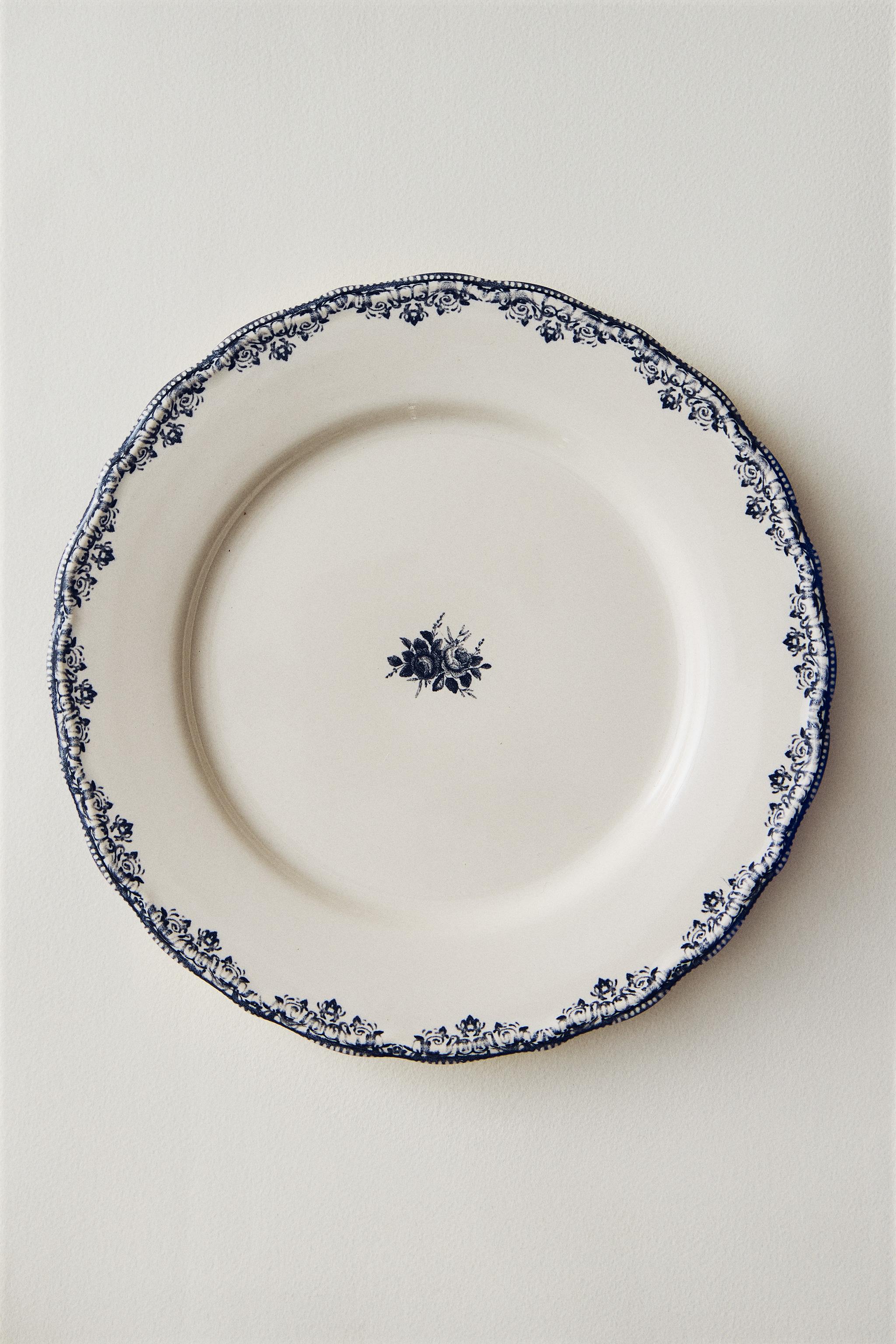 POSITIONED PRINT DINNER PLATE
