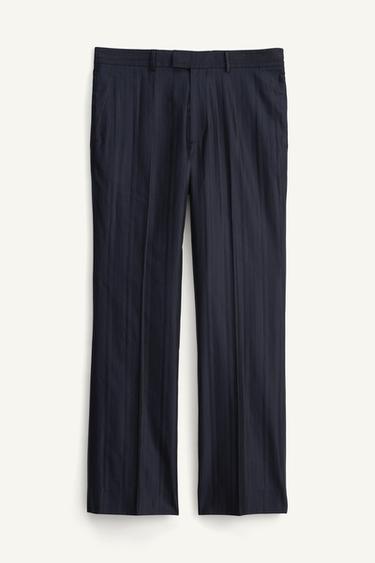 PANTALÓN FLARE FIT ESTRUCTURA LIMITED EDITION - Marino de Zara