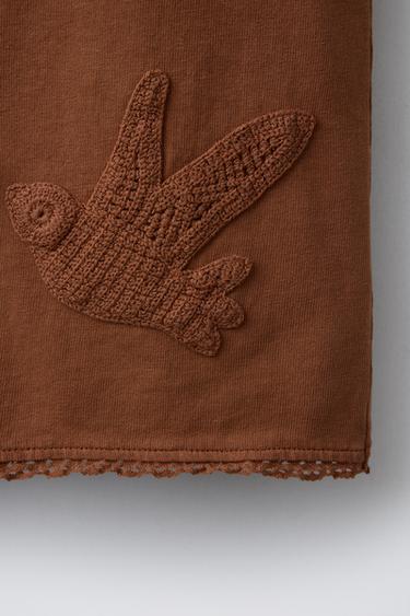HAUT OISEAU EN MAILLE CROCHET - Tuile de Zara - Image 3