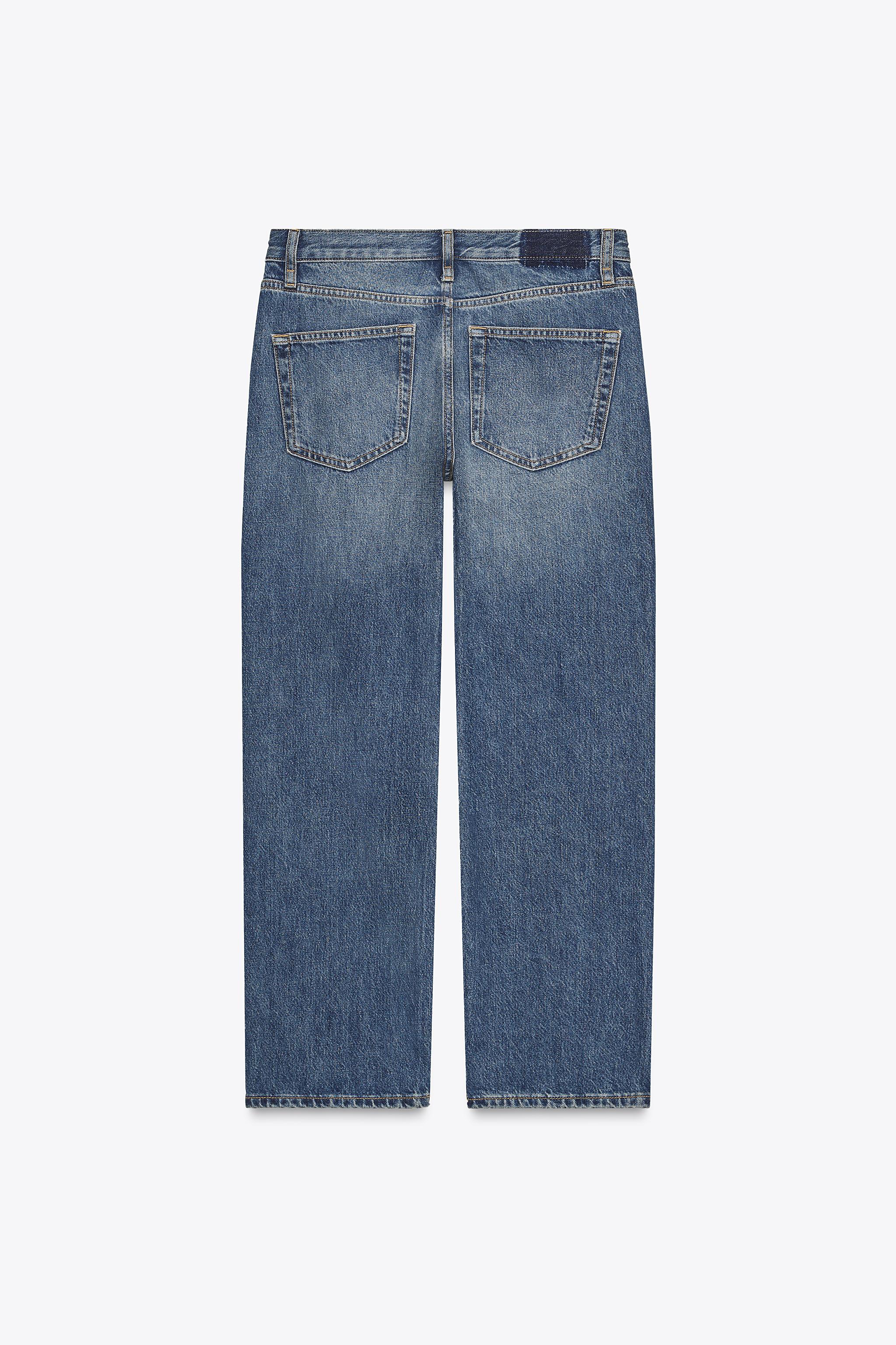 ジョン Z 1975 MID-RISE CROPPED JEANS - Blue | ZARA United States