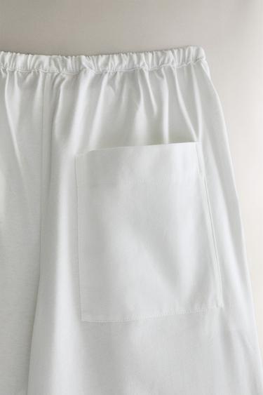 COTTON TROUSERS - White de Zara - Image 3