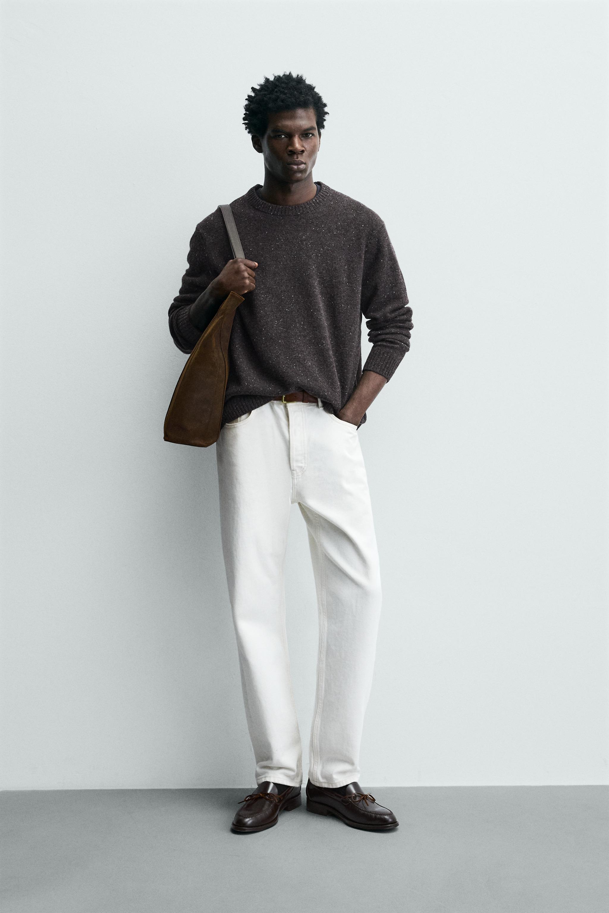 REGULAR FIT WOOL BUTTON-DOWN JUMPER