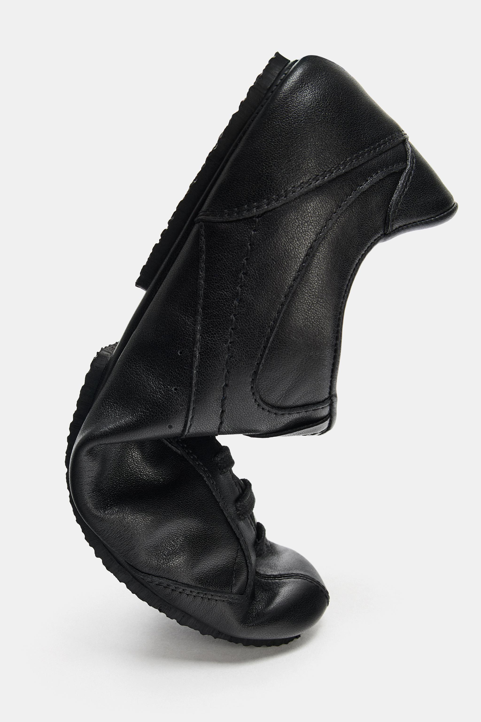 LEATHER DERBY SHOES