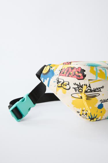 GRAFFITI BELT BAG - White by Zara - Image 2