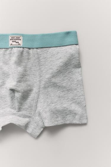3-6 JAHRE/ 5ER-PACK BOXERSHORTS MIT ETIKETT - Bunt von Zara